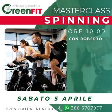 MASTERCLASS SPINNING 05-04-25