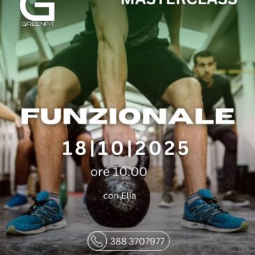 MASTERCLASS FUNZIONALE 18-10-25